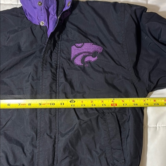 Vintage Champion Kansas State Wildcats Jacket Black Purple
Quilted - Picture 6 of 10